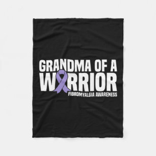 Of A Warrior Fibromyalgia Awareness  Fleece Blanket