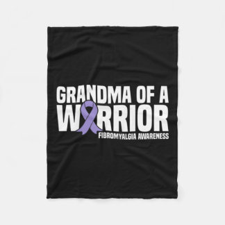 Of A Warrior Fibromyalgia Awareness  Fleece Blanket