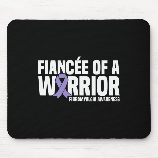 Of A Warrior Fibromyalgia Awareness  Mouse Pad (Front)