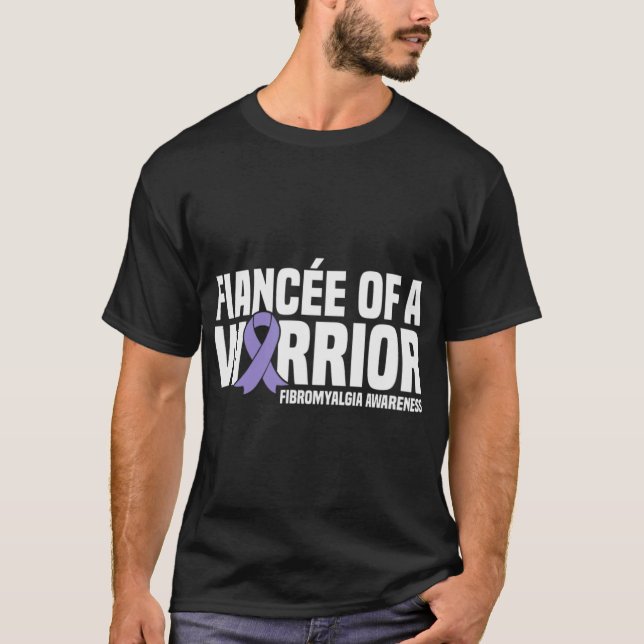 Of A Warrior Fibromyalgia Awareness  T-Shirt (Front)