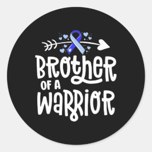Of A Warrior Hydrocephalus Awareness Family Suppor Classic Round Sticker