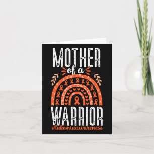 Of A Warrior Leukaemia Awareness Month Cancer Ribb Card