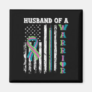 Of A Warrior Metastatic Breast Cancer Usa Flag Magnet