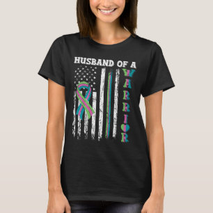 Of A Warrior Metastatic Breast Cancer Usa Flag T-Shirt