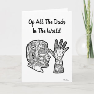 Of All The Dads In the World ASL Greeting Cards