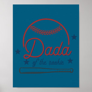 Of Barry Dada Rookie Baseball Birthday Poster