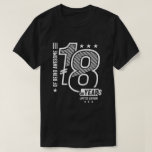 Of Being Awesome 18 Years - 18th Birthday  T-Shirt<br><div class="desc">This product makes a perfect for anyone who will celebrate their 18th birthday. It is the perfect birthday present for anyone turning 18 years old.</div>