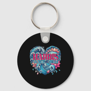 Of Blue Lotus For Kamala Harris 2024 Wheimer 2024 Key Ring