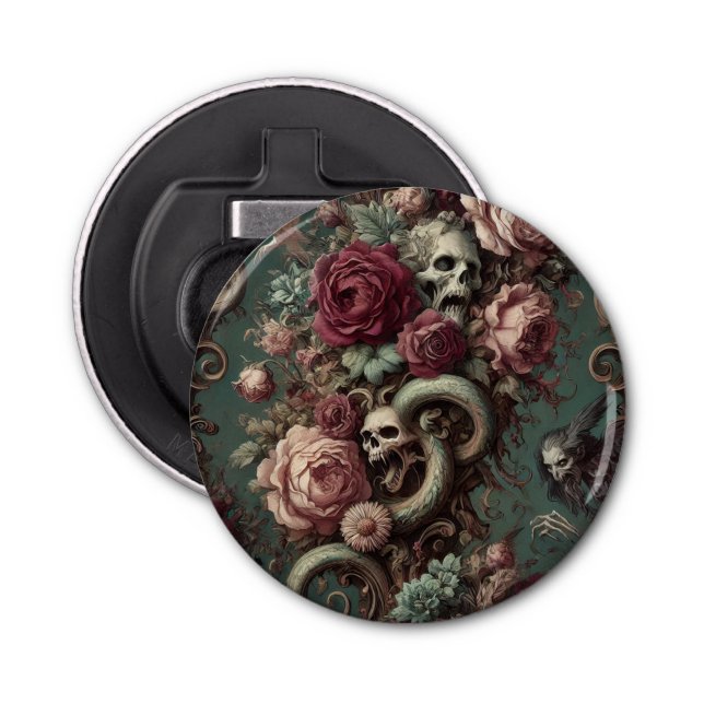 Of Bone & Vine – Gothic Victorian  Bottle Opener (Front)