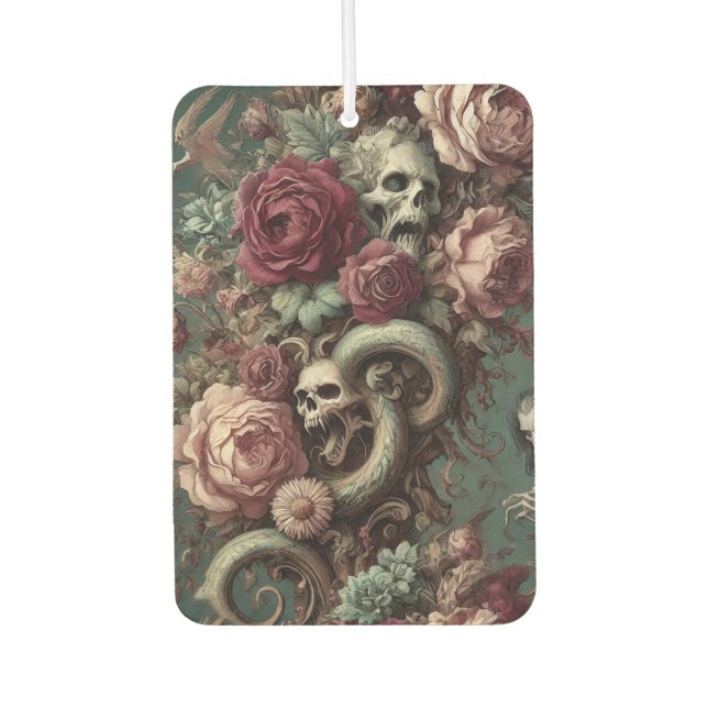 Of Bone & Vine – Gothic Victorian  Car Air Freshener (Front)