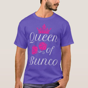 of Bunco Party Girl Pink Dice Bunco Night T-Shirt