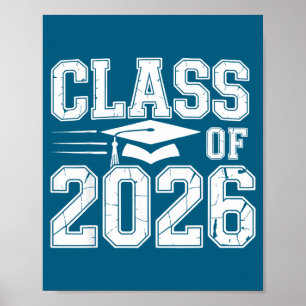 Of Class Graduation Senior School Pride Poster