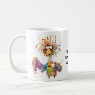 Of Course I Talk to Myself Rooster Humorous Coffee Mug