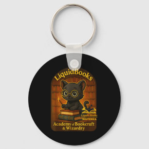 Of Design Academy Bookcraft Wizard Cat Magic Key Ring