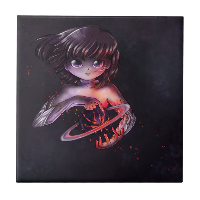 Of Destruction Ceramic Tile (Front)