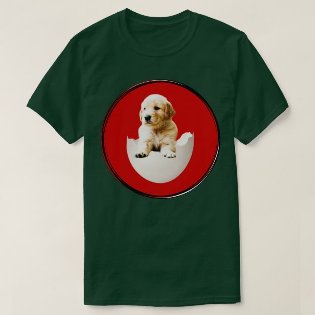 of Dog in the egg 1 T-Shirt (Design Front)