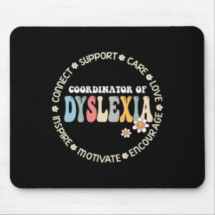 Of Dyslexia Squad Awareness Month Teacher  Mouse Pad