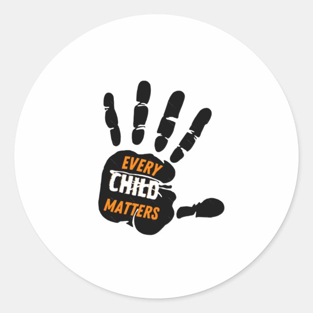Of Every Child S _ Orange Day Sticker  (Front)