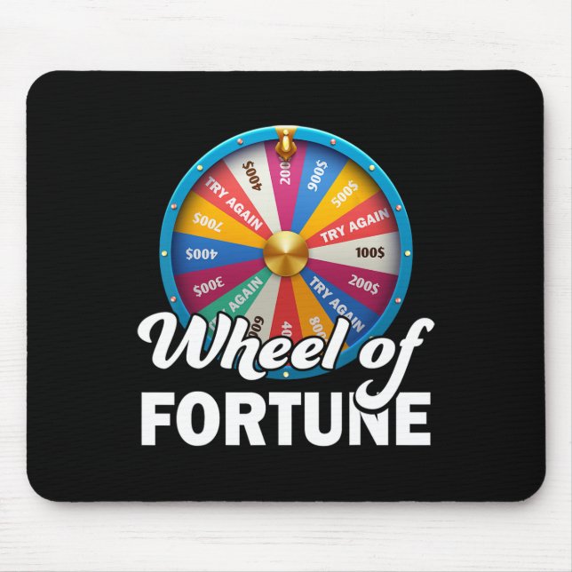 Of Fortune Clothes Fathers Day Wheel Of Fortune Da Mouse Pad (Front)