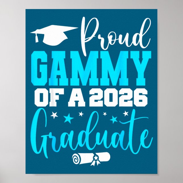 Of Gammy Senior Proud Gammy Class Poster (Front)