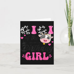 Of Girl Gigi Birthday Farm Cow 1st Card