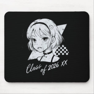 Of Graphic Class Graduate Goth Anime Mouse Pad