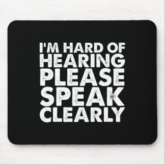 Of Hearing Deaf Hearing Impaired Asl Sign Language Mouse Pad