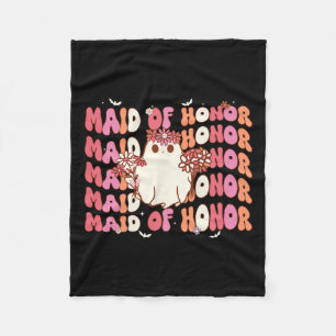 Of Honour Ghost Halloween Spooky Bachelorette Fleece Blanket