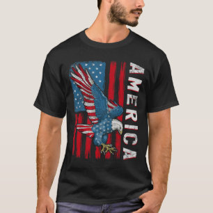 Of July American Flag Eagle Independence Day T-Shirt