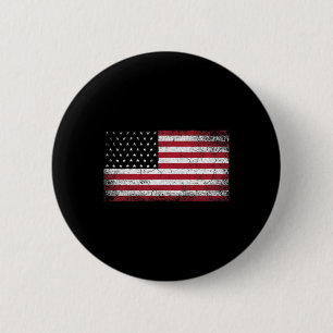 Of July Christmas Gift American Flag Vintage Count 6 Cm Round Badge