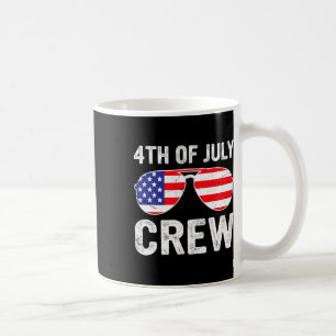 Of July Crew Matching Funny Family Outfits Coffee Mug