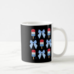Of July Cute Popsicle Bows Patriotic Women Kids 1 Coffee Mug