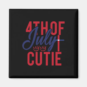 Of July Cutie Patriotic America Independence Day Magnet
