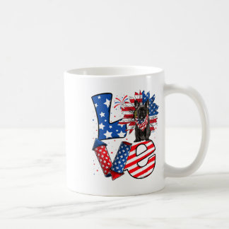Of July Decor Patriotic Love French Bulldog Dog Us Coffee Mug