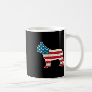Of July French Bulldog American Flag Usa Coffee Mug