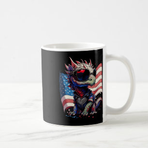 Of July Patriotic Dragon Us Flag Coffee Mug