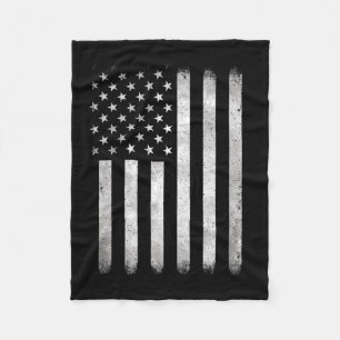 Of July Patriotic Fourth Of July Us American Flag  Fleece Blanket