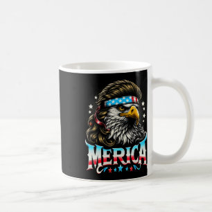 Of July Patriotic Funny Eagle July 4th Usa Merica Coffee Mug