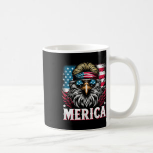 Of July Patriotic Funny Eagle July 4th Usa Merica  Coffee Mug
