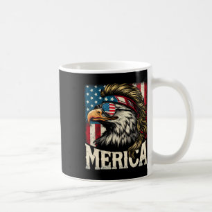 Of July Patriotic Funny Eagle July 4th Usa Merica Coffee Mug