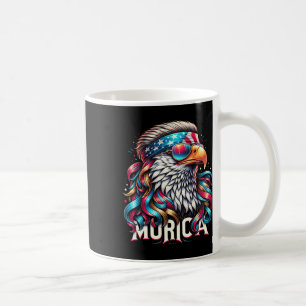 Of July Patriotic Funny Eagle July 4th Usa Murica Coffee Mug