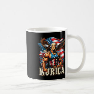 Of July Patriotic Funny George Washington July 4th Coffee Mug