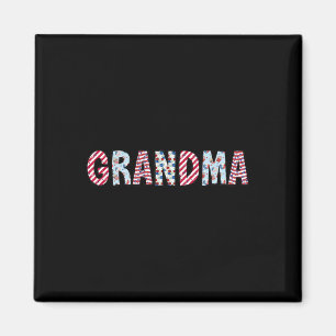 Of July Patriotic Grandma Independence Day America Magnet