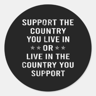 Of July Patriotic Shirt1 Classic Round Sticker