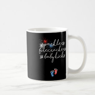 Of July Pregnancy Announcement  Coffee Mug