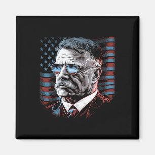 Of July President Theodore Teddy Roosevelt America Magnet