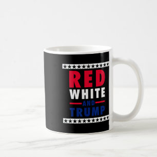 Of July Red White And Trump Coffee Mug