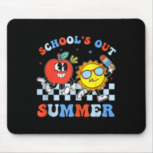 Of July School's Out For Summer Graduation Teacher Mouse Pad