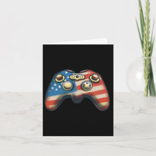 Of July Shirt Video Game Gamer Kids Boys Men Usa F Card