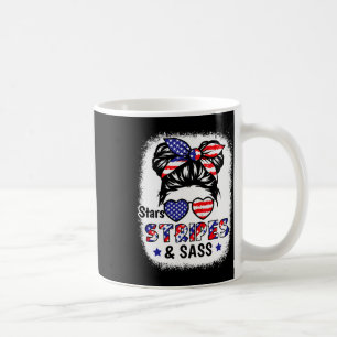 Of July Star Stripes S Usa Flag Patriotic Kids Gir Coffee Mug